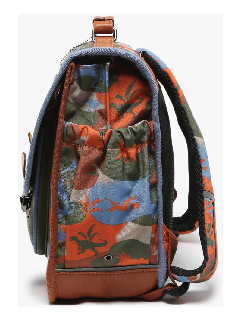 Cartable 35cm Retro Caméléon 2 compartiments - CP Orange - Kiabi