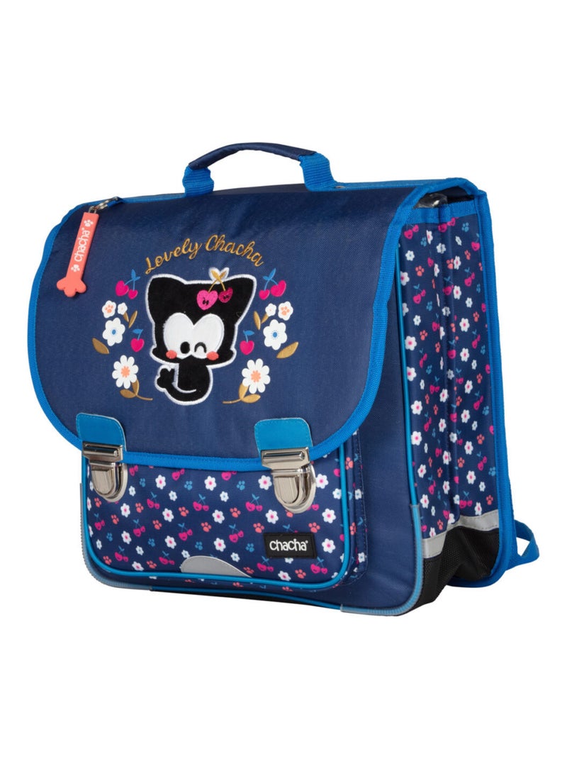 Cartable 36 cm CHACHA CHERRY Bleu - Kiabi