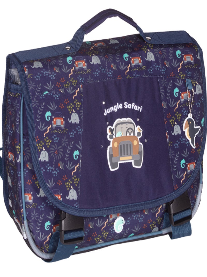 CARTABLE 36CM KIP JUNGLE Bleu marine - Kiabi