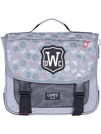 Cartable 38 cm Camps United à 2 compartiments bandes réfléchissantes