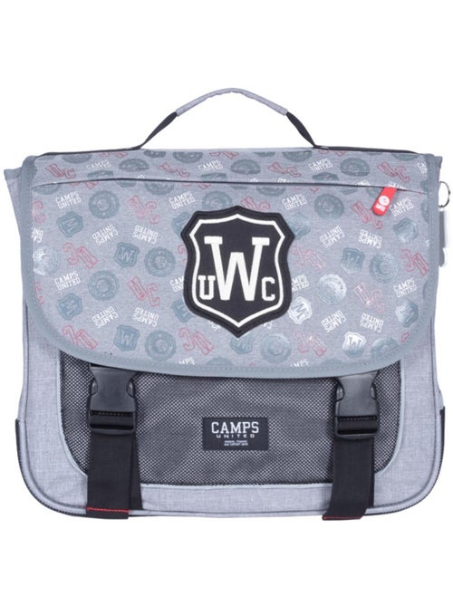 Cartable 38 cm Camps United à 2 compartiments bandes réfléchissantes - Kiabi Cartable 38 cm Camps United à 2 compartiments bandes réfléchissantes - Kiabi