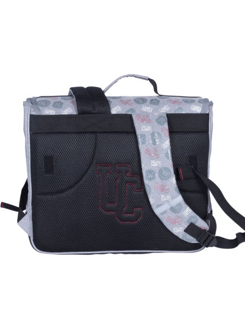 Cartable 38 cm Camps United à 2 compartiments bandes réfléchissantes - Kiabi Cartable 38 cm Camps United à 2 compartiments bandes réfléchissantes - Kiabi