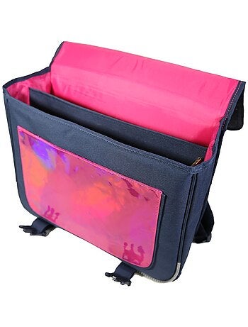 Cartable 38 cm Cybel Cheval / Licorne Marine et Rose Bagtrotter