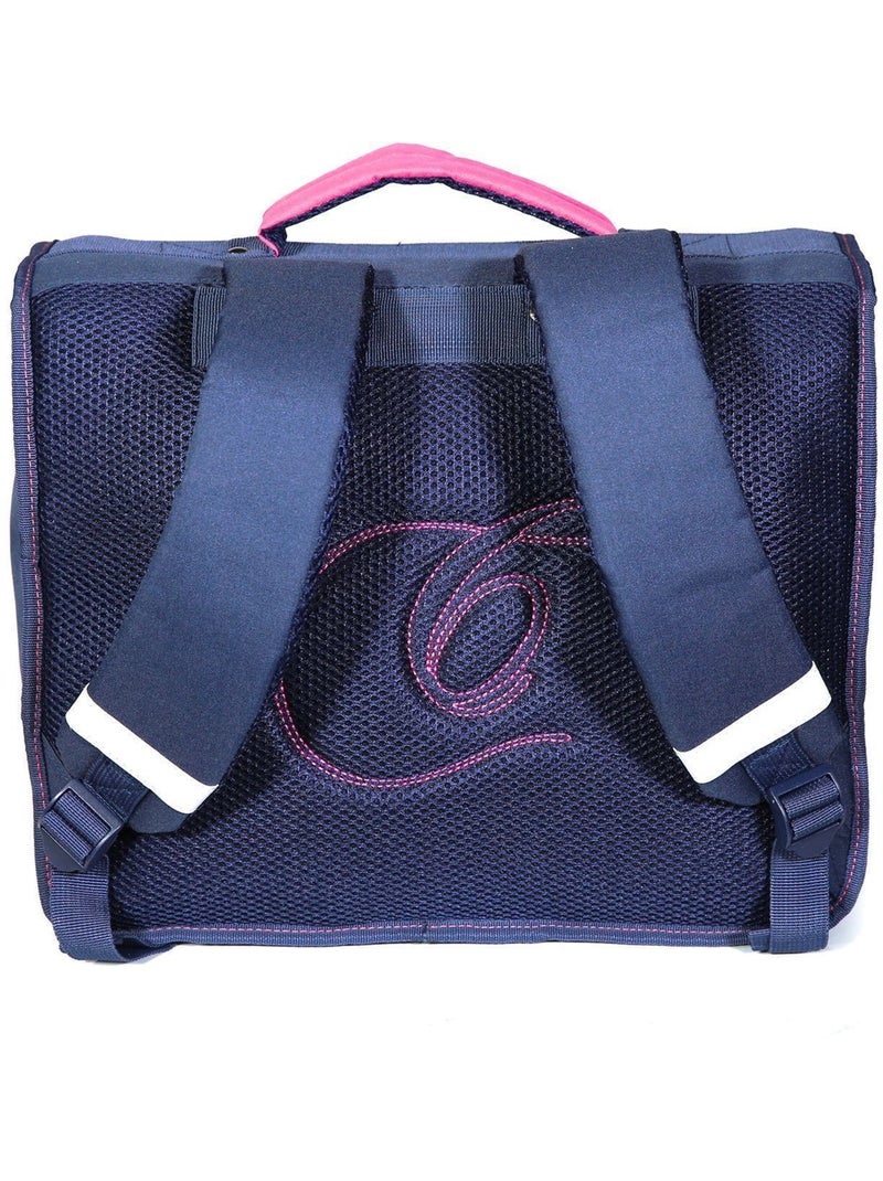 Cartable 38 cm Cybel Cheval / Licorne Marine et Rose Bagtrotter Bleu - Kiabi