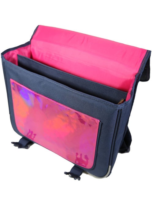 Cartable 38 cm Cybel Cheval / Licorne Marine et Rose Bagtrotter - Kiabi