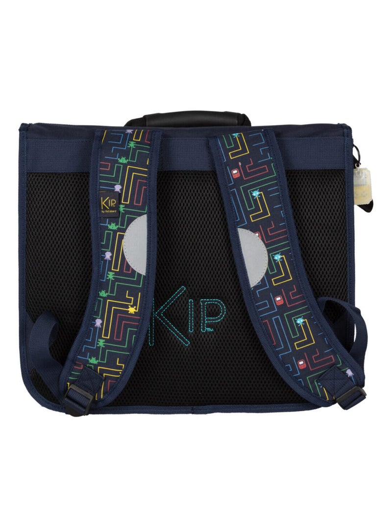 Cartable 38 cm garçon KIP Press Start Marine/Multicolore - Kiabi