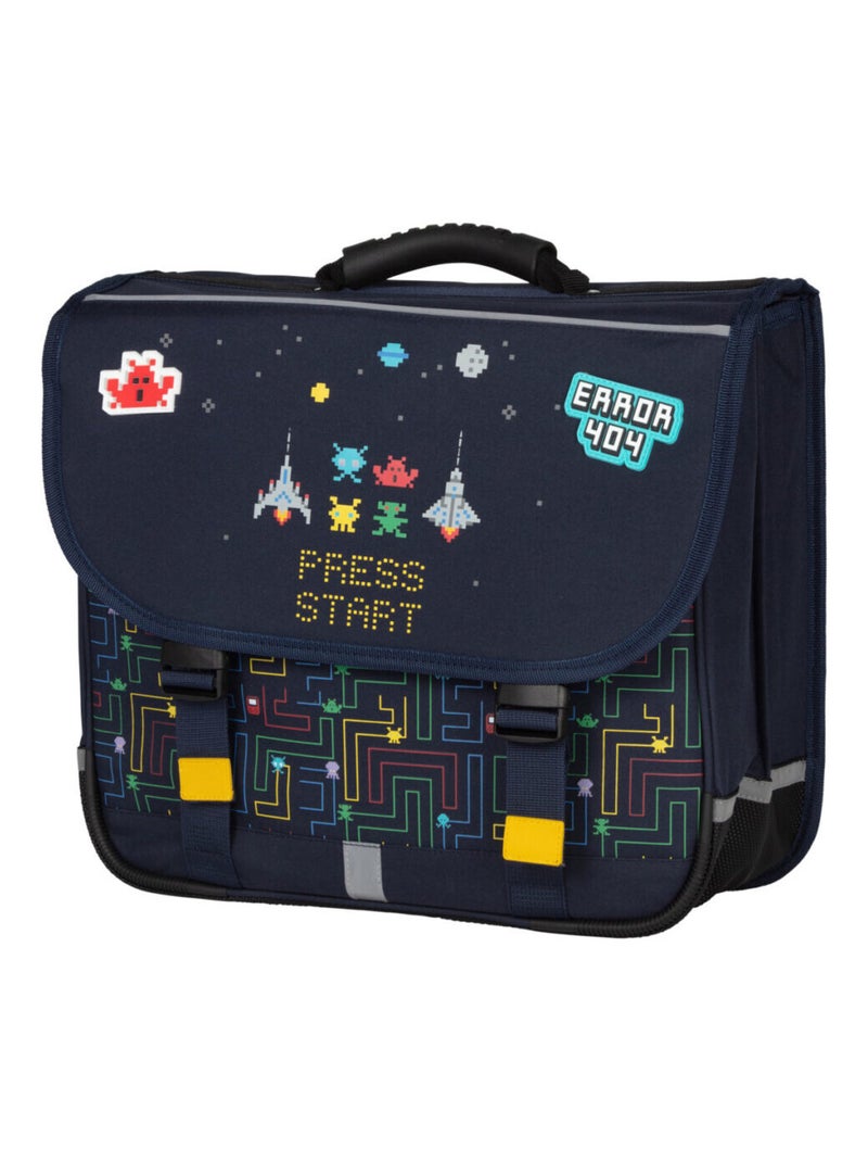 Cartable 38 cm garçon KIP Press Start Marine/Multicolore - Kiabi
