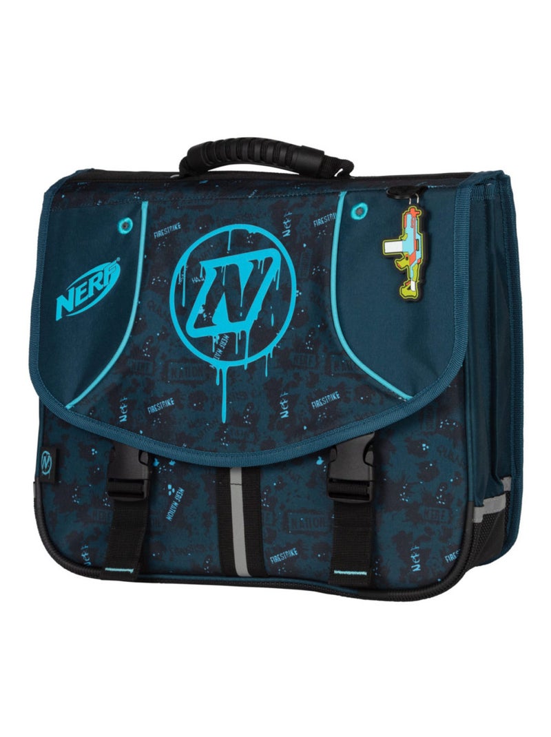 Cartable 38 cm garçon NERF Splash Noir - Kiabi