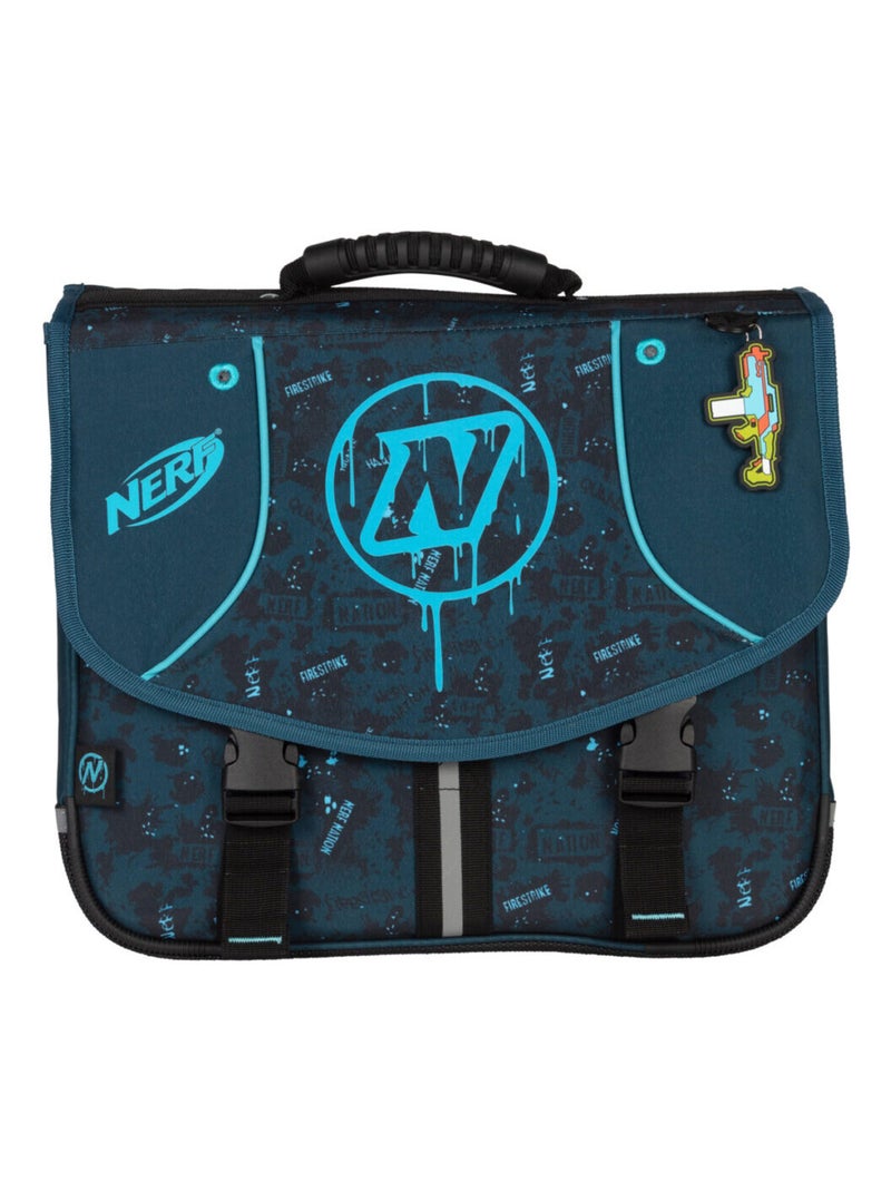 Cartable 38 cm garçon NERF Splash Noir - Kiabi