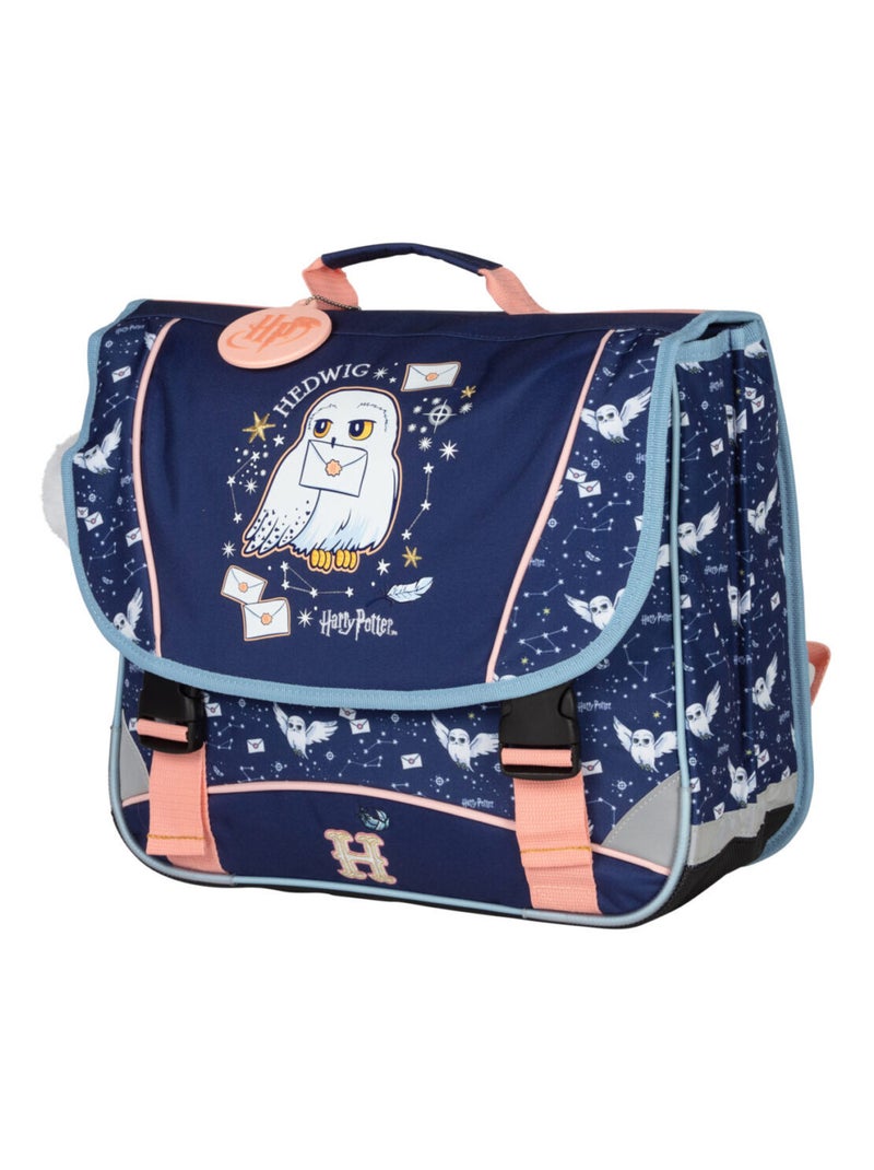 Cartable 38 cm HARRY POTTER HEDWIG Bleu gris - Kiabi