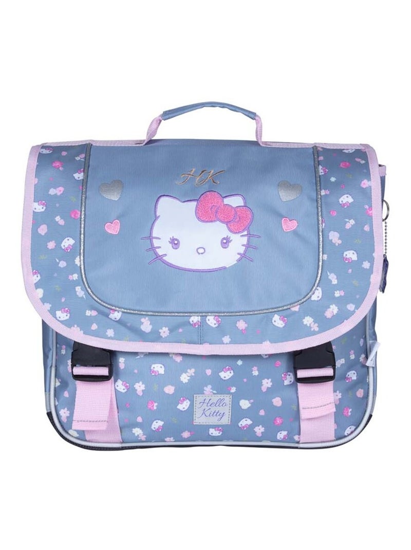 Cartable 38 cm HELLO KITTY DELICATE FLOWERS Gris - Kiabi