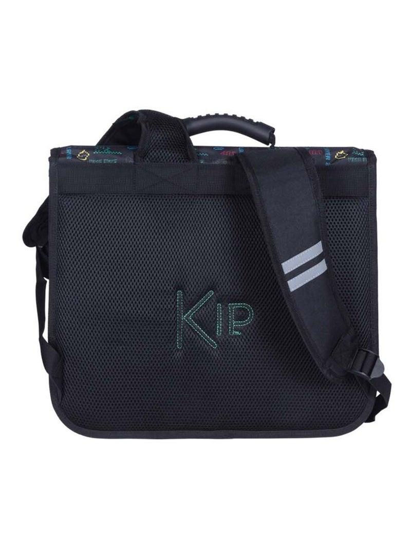 Cartable 38 cm KIP NEXT LEVEL motif gamer noir Noir - Kiabi