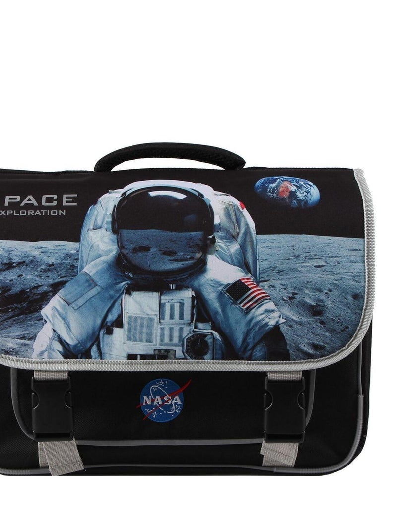 Cartable 38 cm NASA Gris Bagtrotter Noir - Kiabi