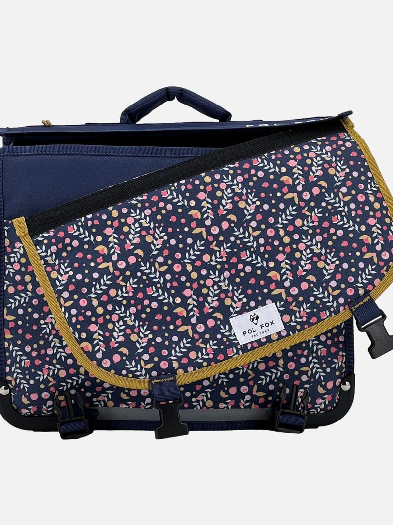 Cartable 38 cm POL FOX HAPPY BLUE Bleu marine - Kiabi