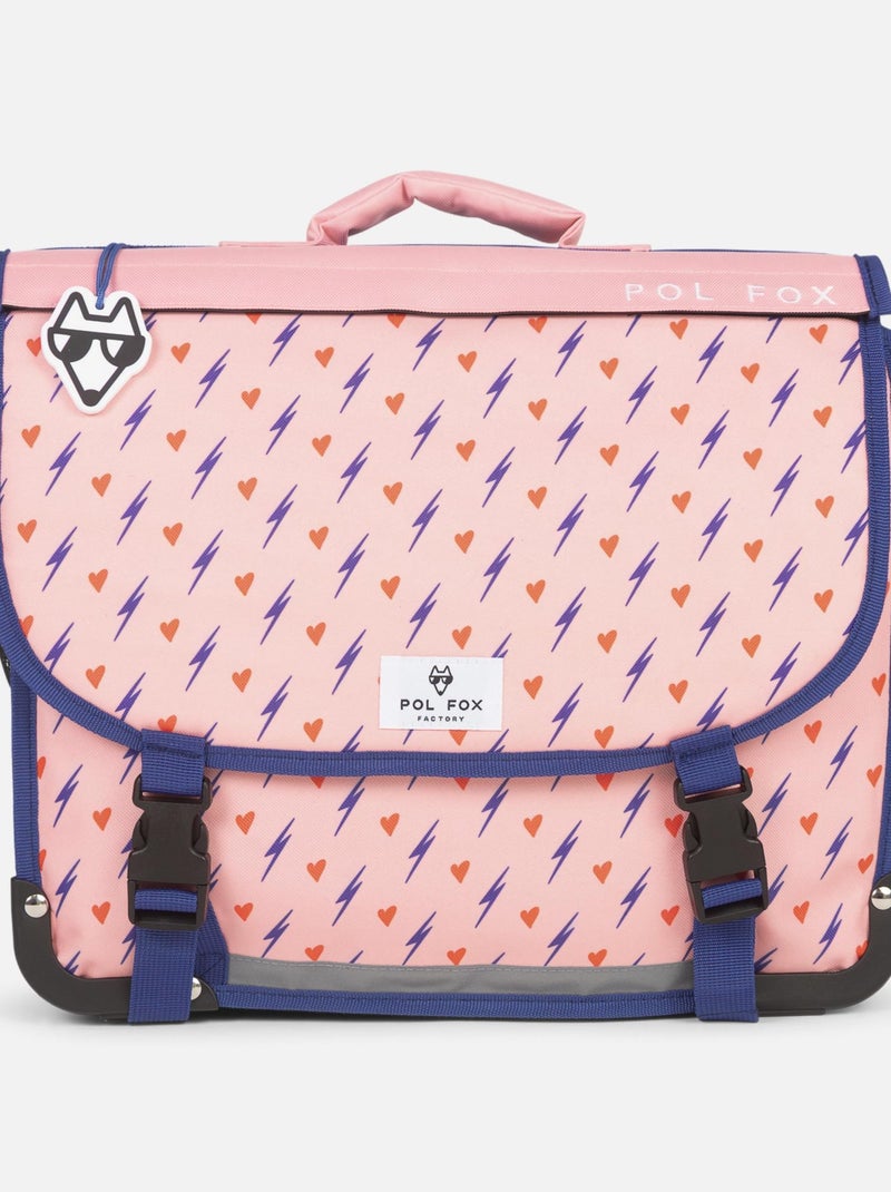 CARTABLE 38 CM POL FOX HEART Rose pâle - Kiabi
