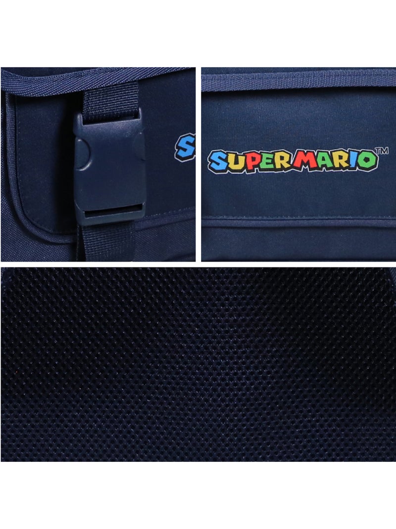Cartable 38 cm Super Mario Bleu Bleu - Kiabi
