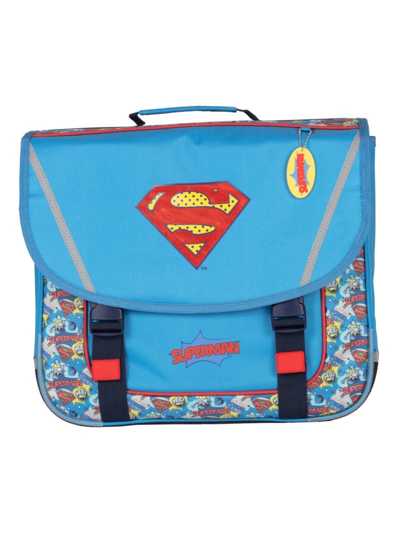 Cartable 38 cm SUPERMAN COMICS Bleu - Kiabi