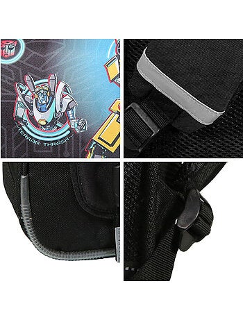 Cartable 38 cm Transformers Noir