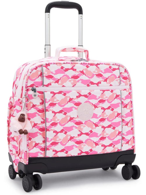 Cartable 4 Roues Kipling New Storia Pink Palm 41 CM - avec compartiment PC 13'' - Kiabi