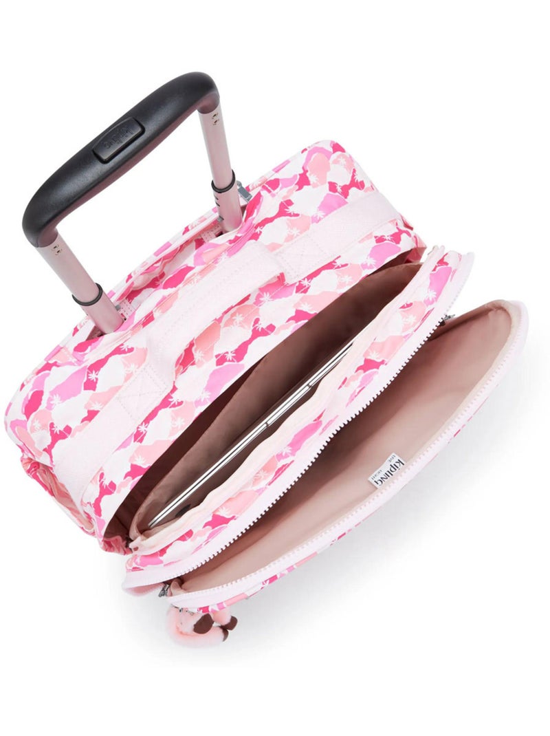 Cartable 4 Roues Kipling New Storia Pink Palm 41 CM - avec compartiment PC 13'' Rose - Kiabi