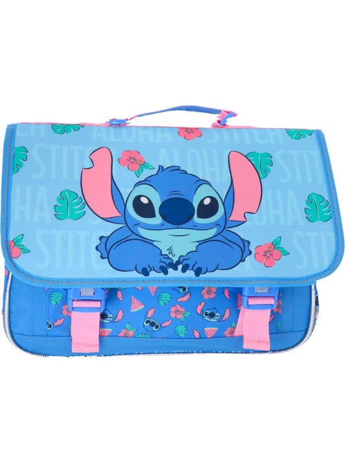 Cartable à bandoulière Lilo et Stitch 41 cm motif Stitch pastèque - Kiabi Cartable à bandoulière Lilo et Stitch 41 cm motif Stitch pastèque - Kiabi