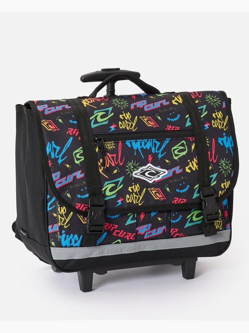 Cartable A Roue Rip Curl Wheel Satchel Noir Multicolore Bleu - Kiabi