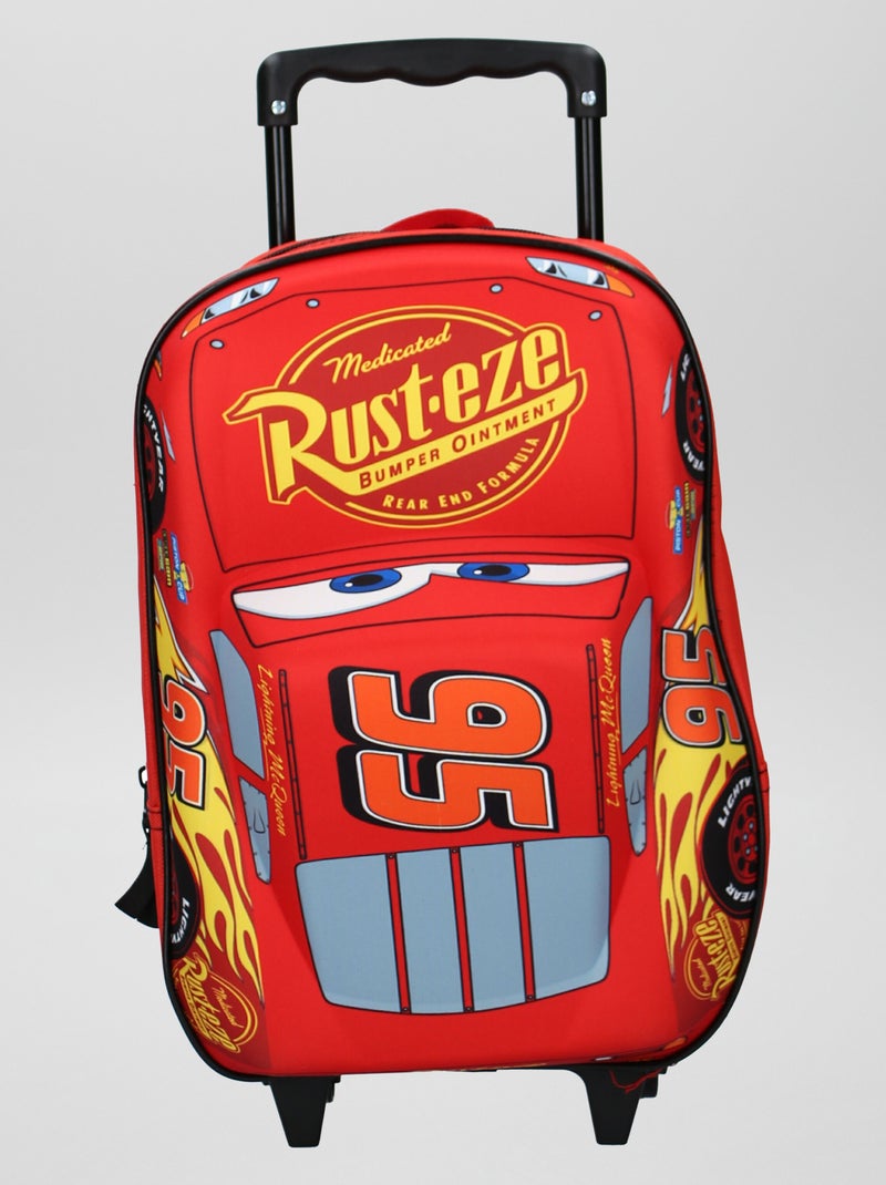 Cartable à roulette 'Cars' Rouge - Kiabi
