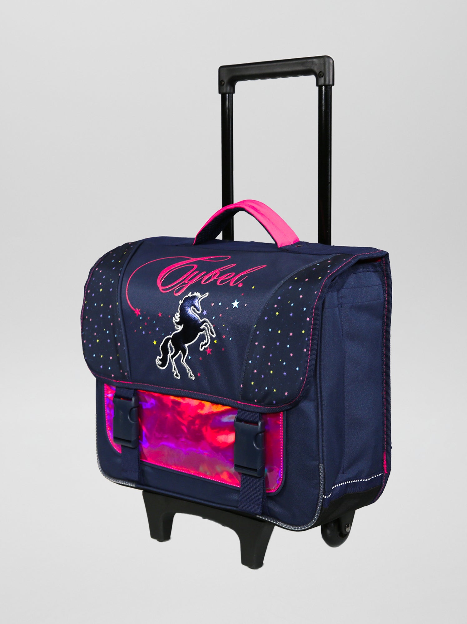 Cartable a roulette licorne