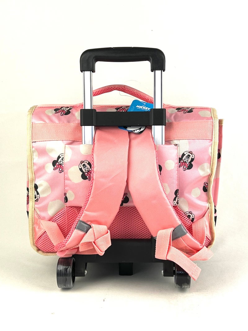 Cartable à roulette Minnie Rose - Kiabi