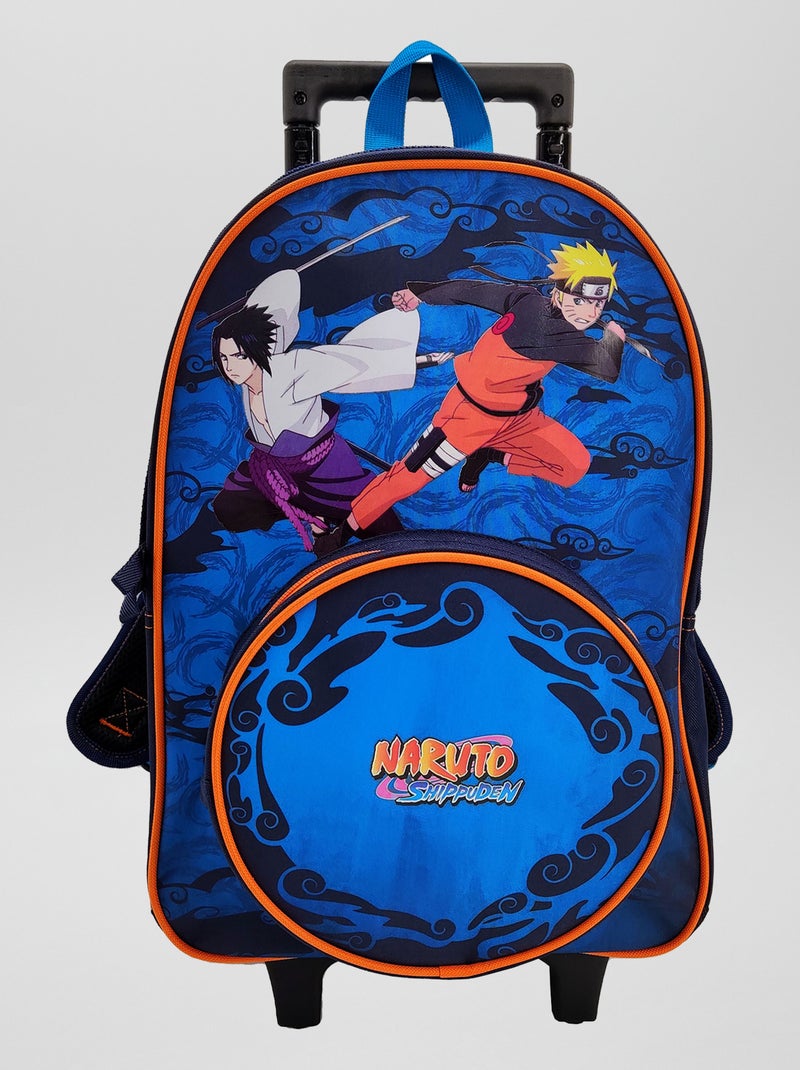 Cartable à roulette 'Naruto' bleu - Kiabi
