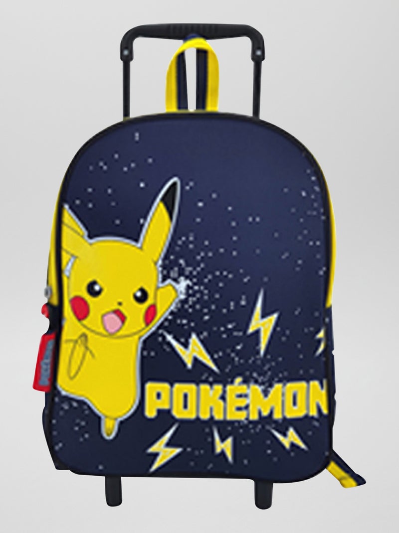 Cartable à roulette 'Pokémon' bleu - Kiabi