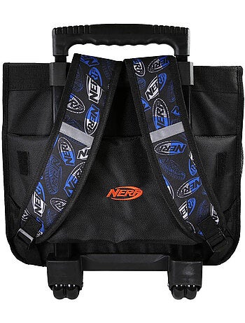 Cartable à roulettes – 2 compartiments – 38 cm – nerf