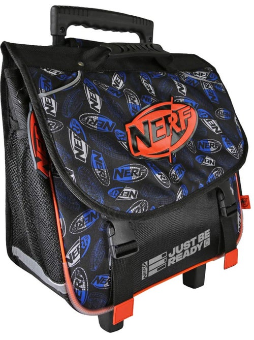 Cartable à roulettes – 2 compartiments – 38 cm – Nerf - Kiabi