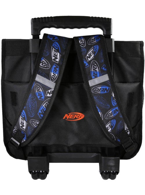 Cartable à roulettes – 2 compartiments – 38 cm – Nerf - Kiabi