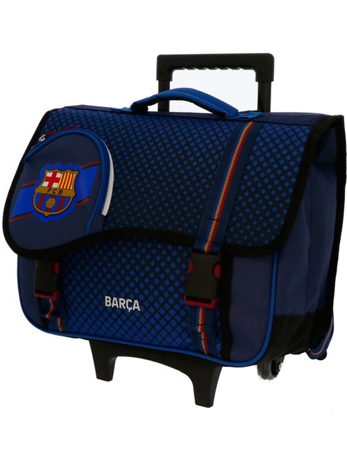 Cartable à roulettes – 2 compartiments – 41 cm – FC Barcelone - Kiabi