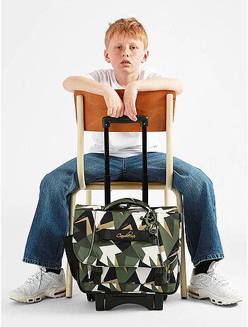 Cartable À Roulettes 2 Compartiments Futur Cameleon Polyester Recycle