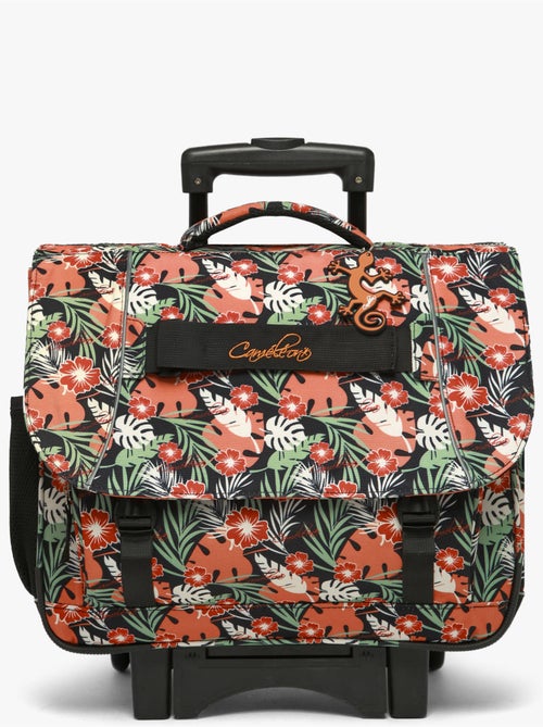 Cartable À Roulettes 3 Compartiments Cameleon Polyester Recycle - Kiabi