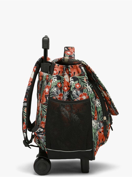Cartable À Roulettes 3 Compartiments Cameleon Polyester Recycle - Kiabi