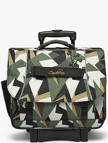 Cartable À Roulettes 3 Compartiments Futur Cameleon Polyester Recycle