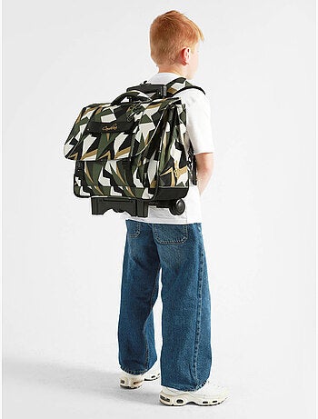 Cartable À Roulettes 3 Compartiments Futur Cameleon Polyester Recycle