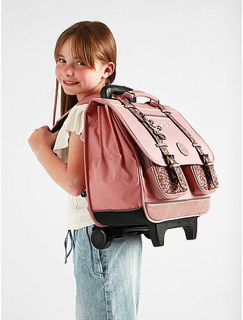 Cartable À Roulettes 3 Compartiments Vintage Fantasy Cameleon