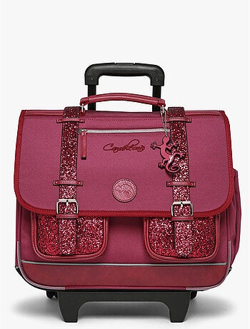 Cartable À Roulettes 3 Compartiments Vintage Fantasy Cameleon