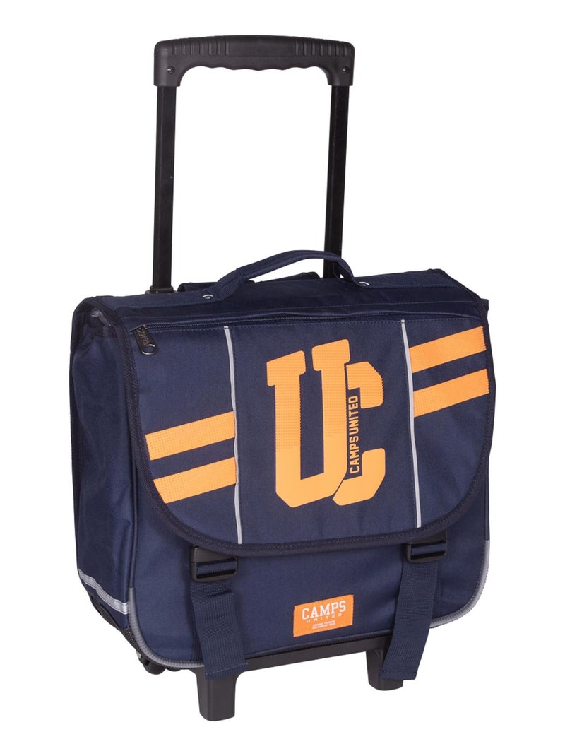 CARTABLE A ROULETTES 38 CM CAMPS ATHLEISURE Bleu marine - Kiabi