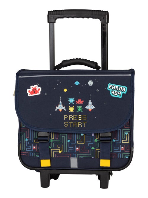 Cartable à roulettes 38 cm garçon KIP Press Start - Kiabi