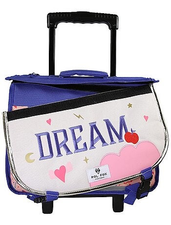 Cartable à roulettes 38 cm POL FOX DREAM