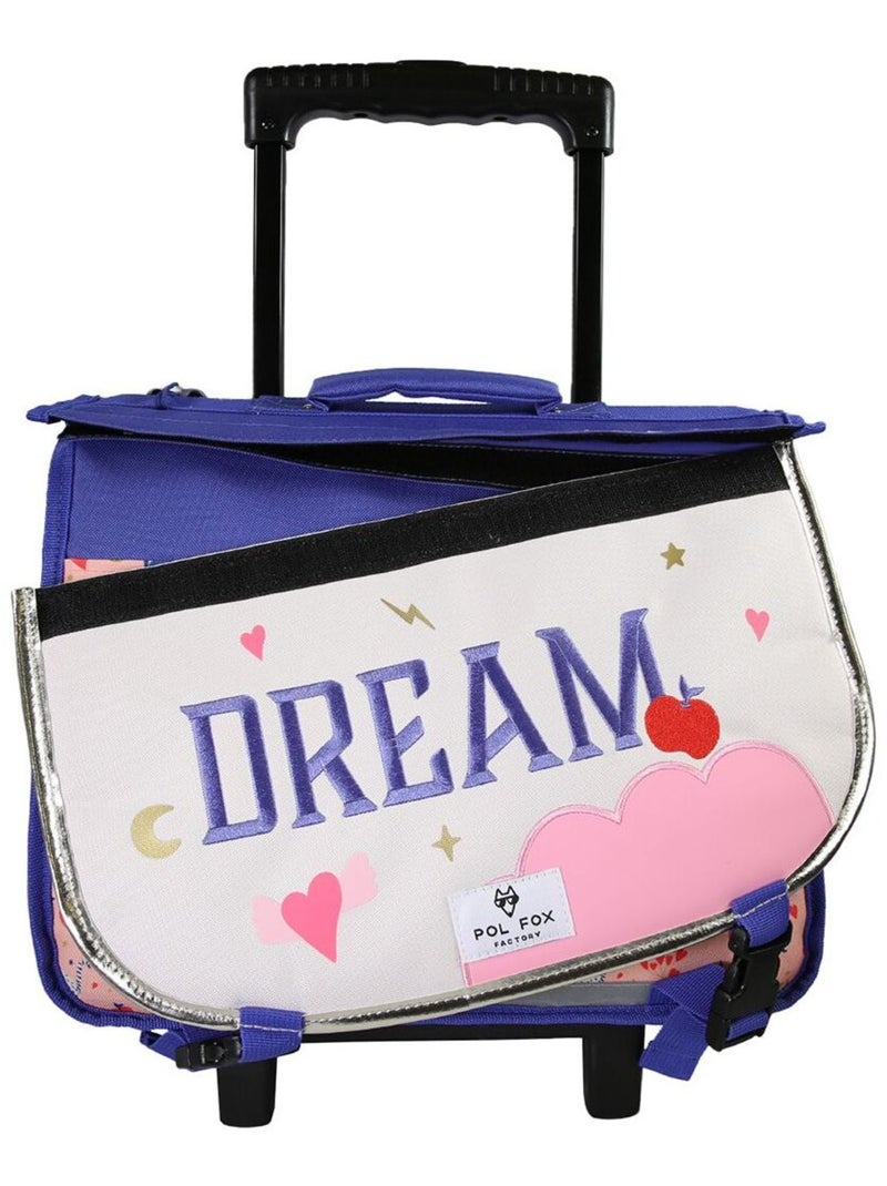 Cartable à roulettes 38 cm POL FOX DREAM Multicolore - Kiabi
