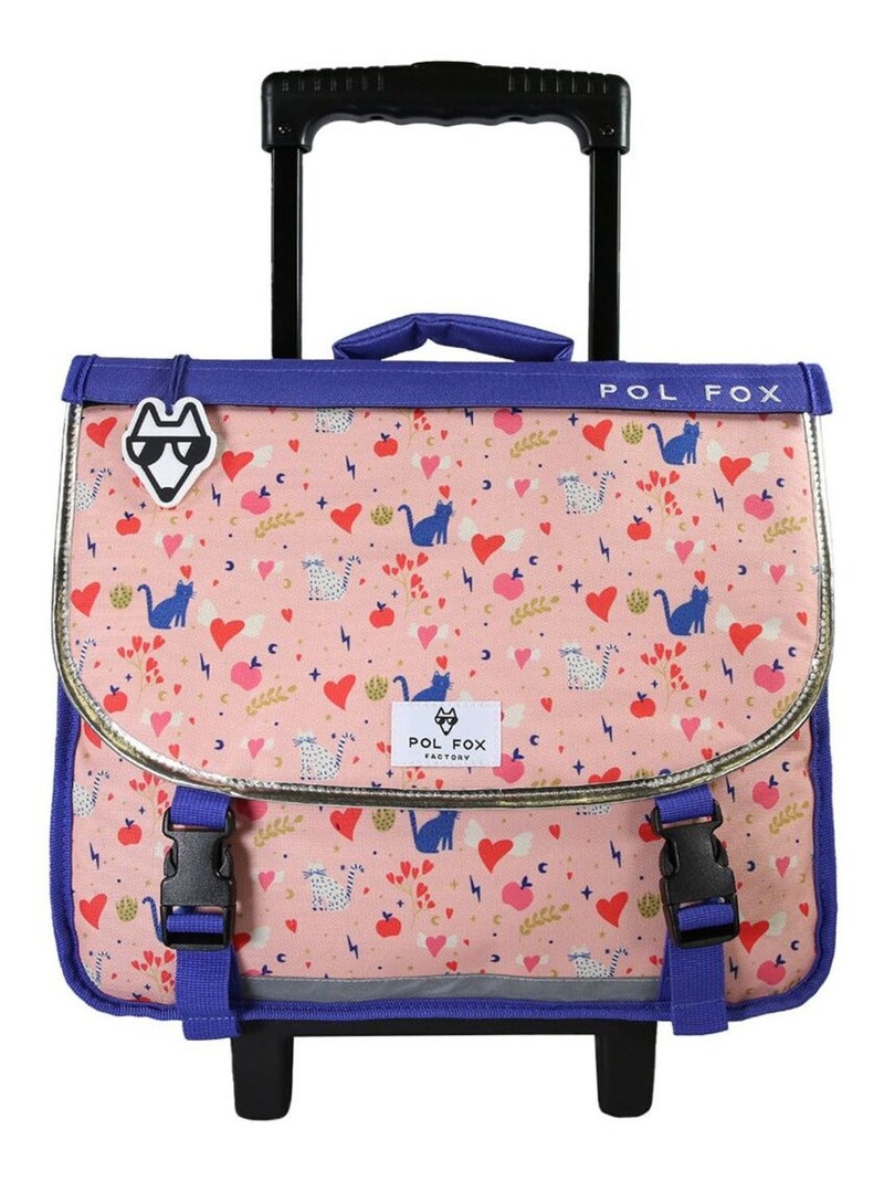 Cartable à roulettes 38 cm POL FOX DREAM Multicolore - Kiabi