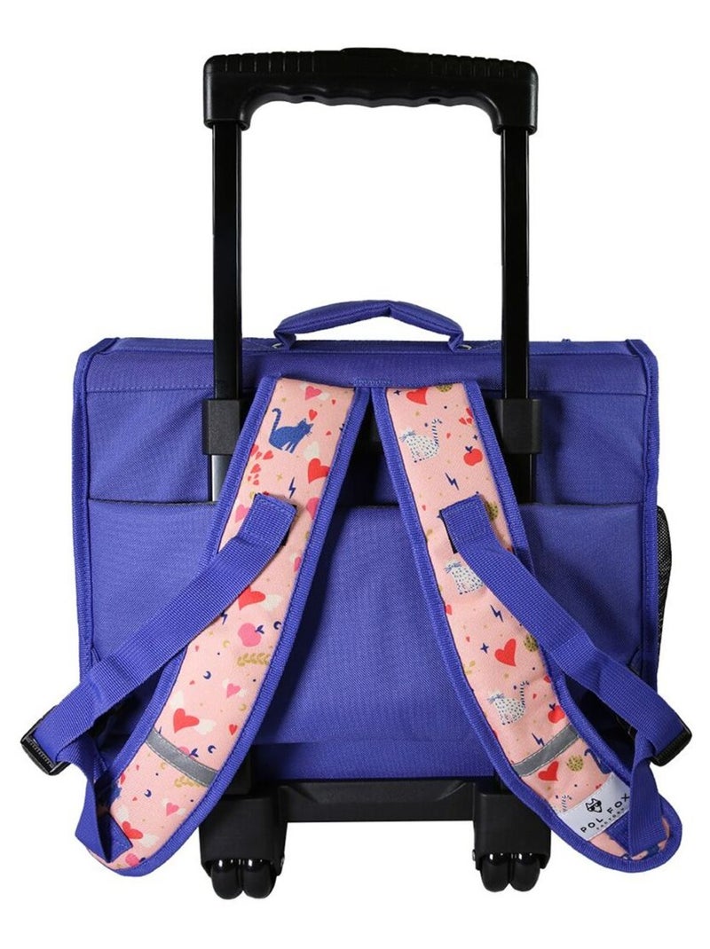 Cartable à roulettes 38 cm POL FOX DREAM Multicolore - Kiabi
