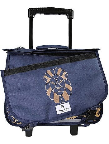 Cartable à roulettes 38 cm POL FOX LION