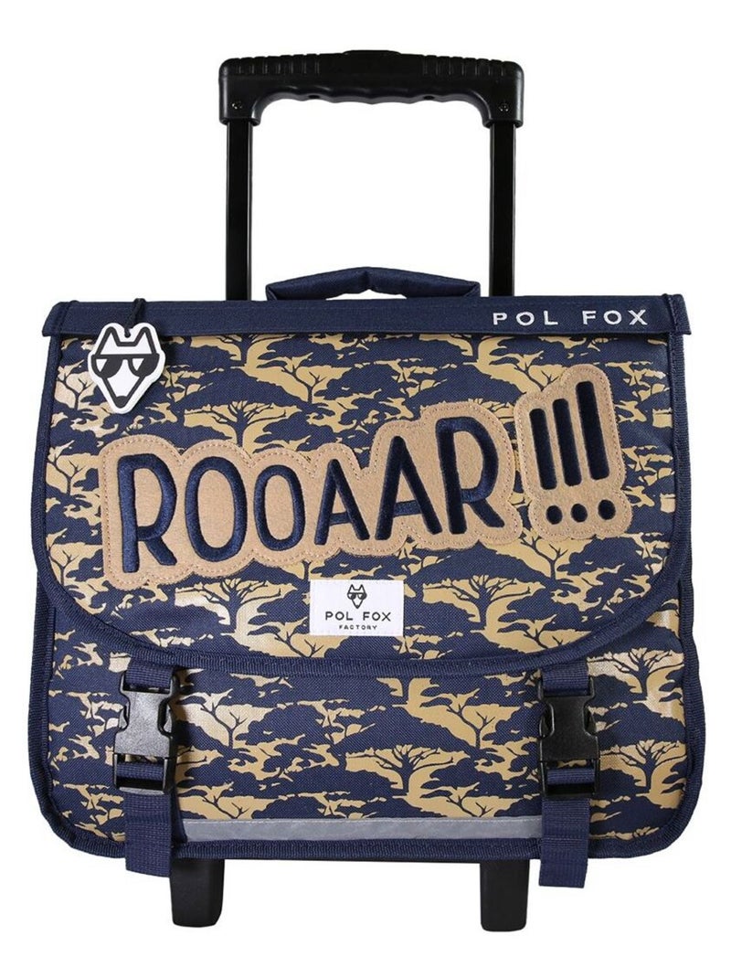 Cartable à roulettes 38 cm POL FOX LION Multicolore - Kiabi